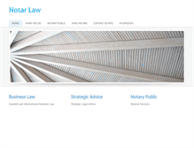 Tablet Screenshot of notarlaw.com